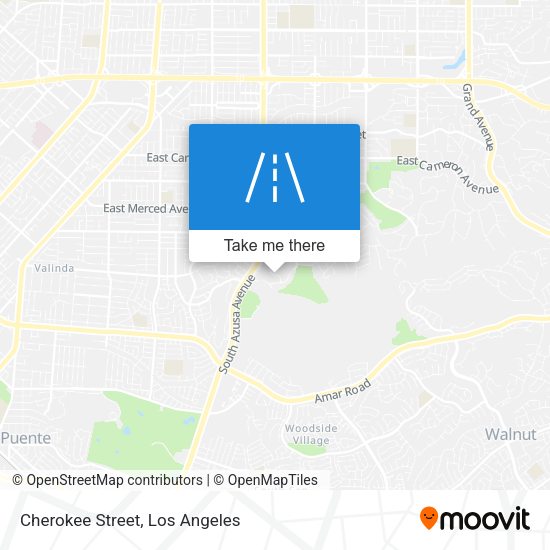 Cherokee Street map