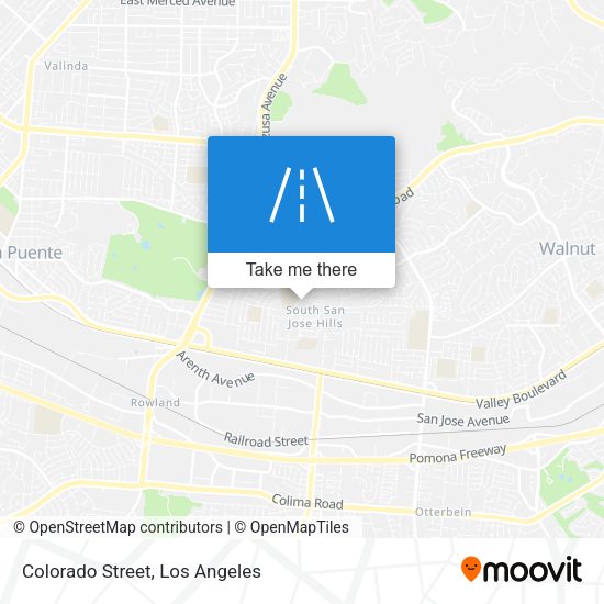Mapa de Colorado Street