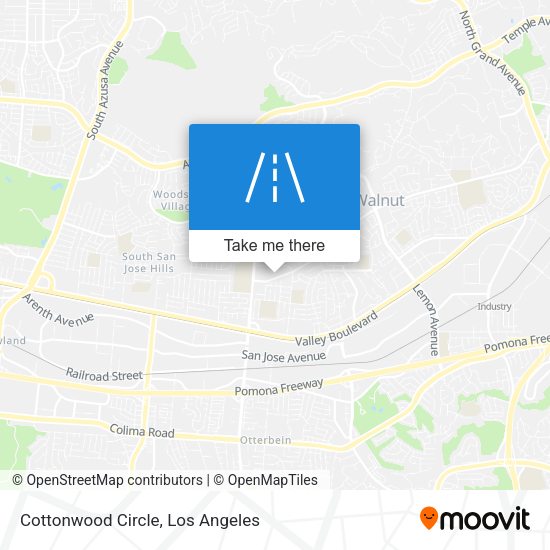 Mapa de Cottonwood Circle