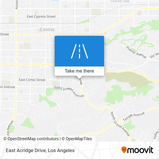East Acridge Drive map