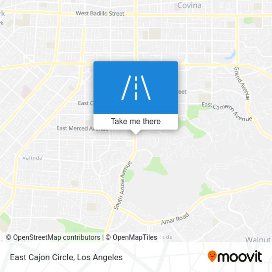 Mapa de East Cajon Circle
