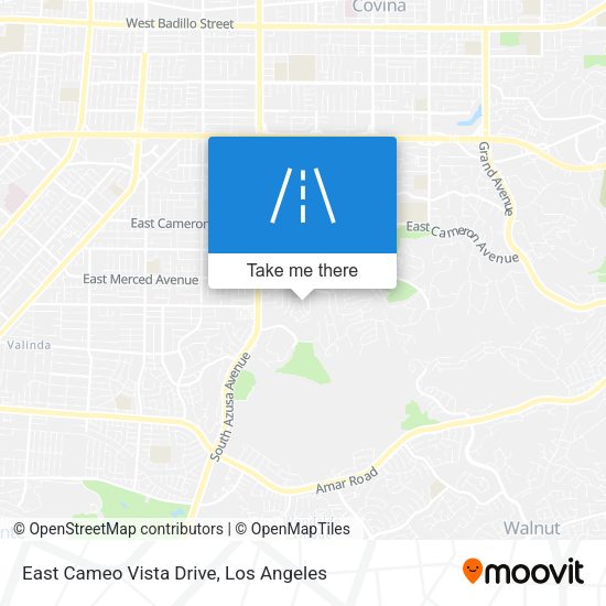 Mapa de East Cameo Vista Drive