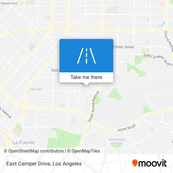 Mapa de East Camper Drive