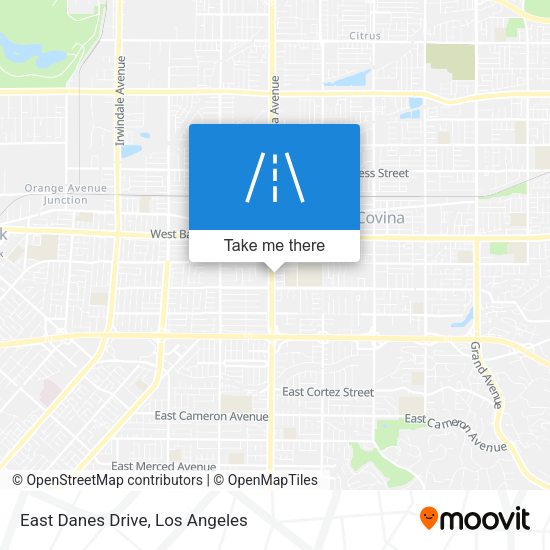 East Danes Drive map