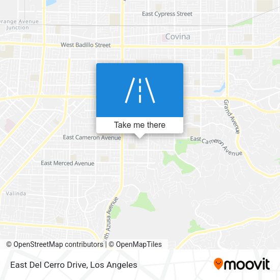 East Del Cerro Drive map