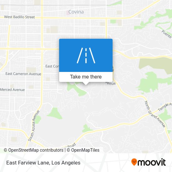 East Farview Lane map