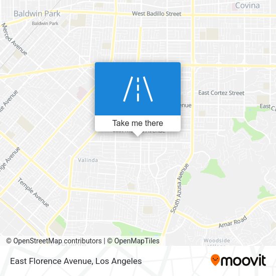 East Florence Avenue map