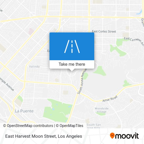 East Harvest Moon Street map