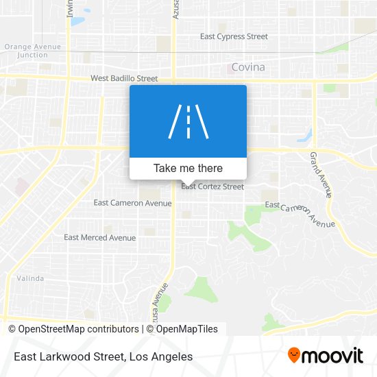 East Larkwood Street map