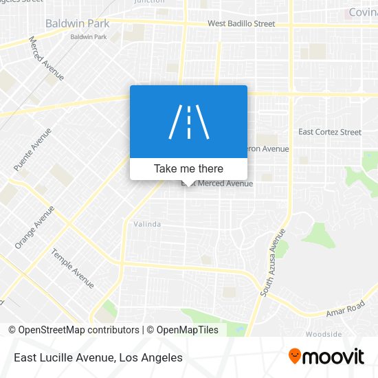 East Lucille Avenue map