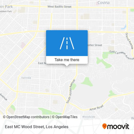 East MC Wood Street map