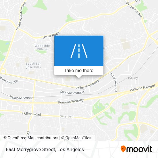 East Merrygrove Street map