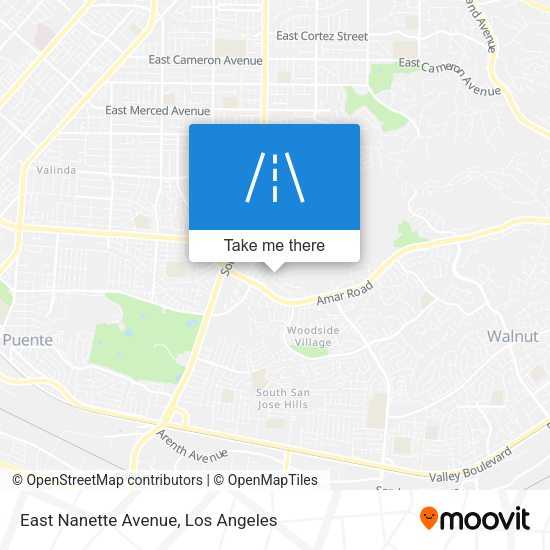 Mapa de East Nanette Avenue