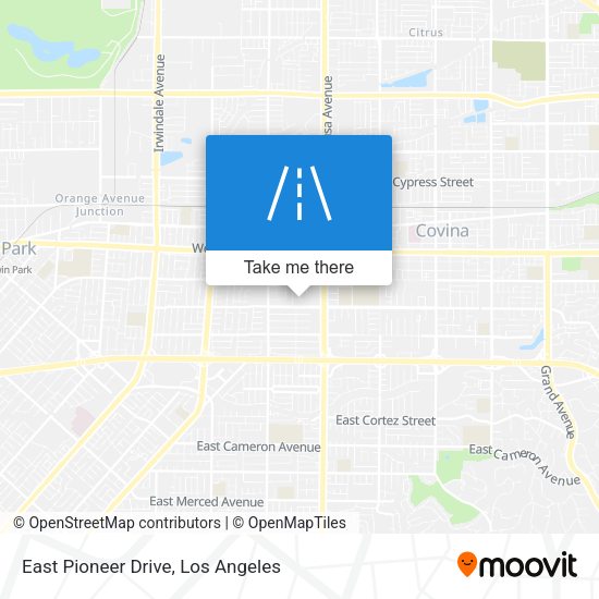 East Pioneer Drive map