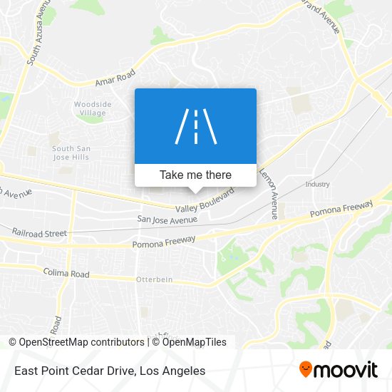 East Point Cedar Drive map