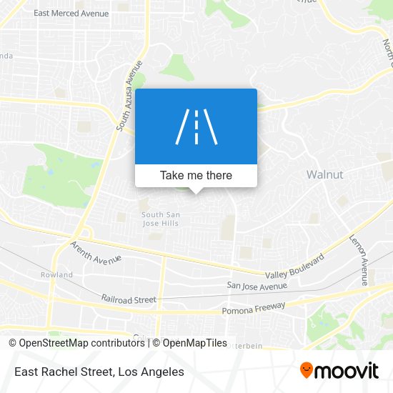 Mapa de East Rachel Street