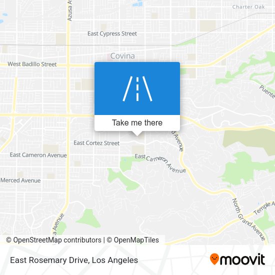Mapa de East Rosemary Drive