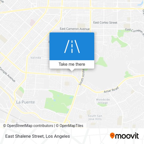 East Shalene Street map