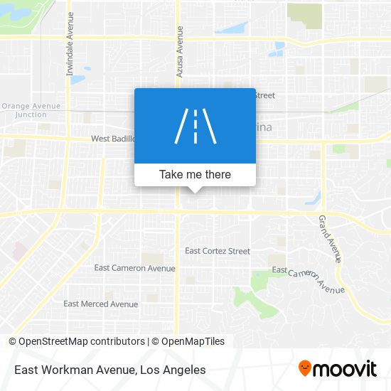 Mapa de East Workman Avenue