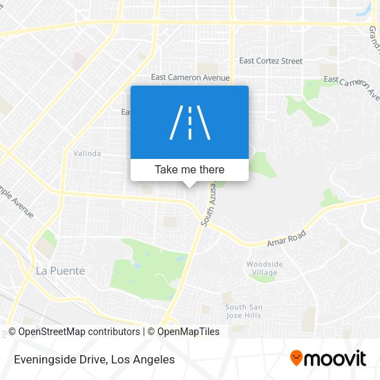 Eveningside Drive map