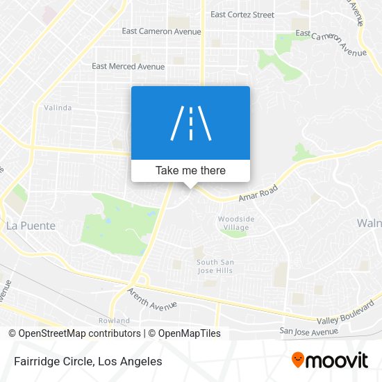 Fairridge Circle map