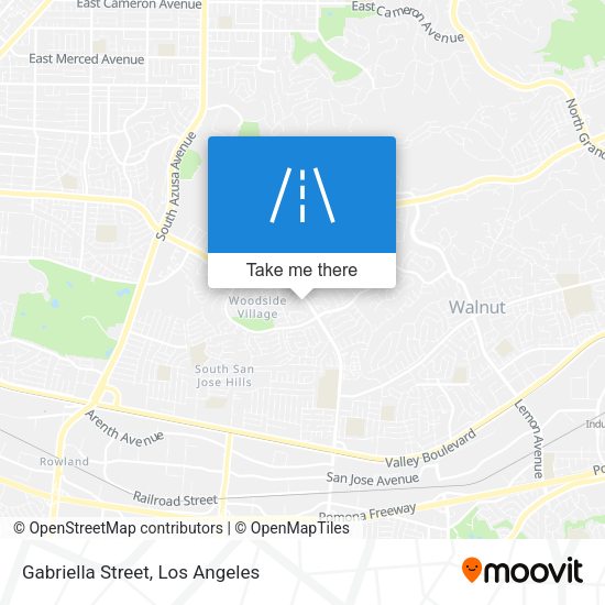 Gabriella Street map