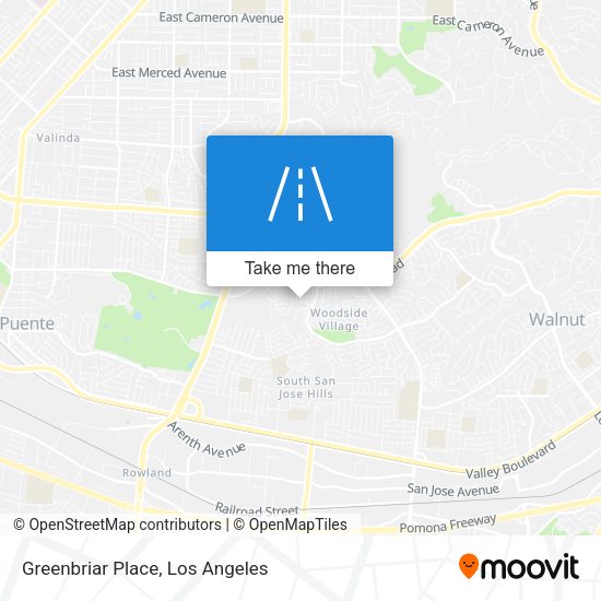 Greenbriar Place map