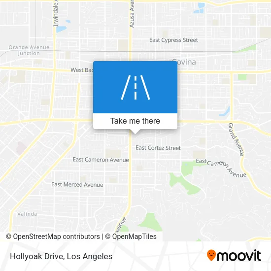 Hollyoak Drive map