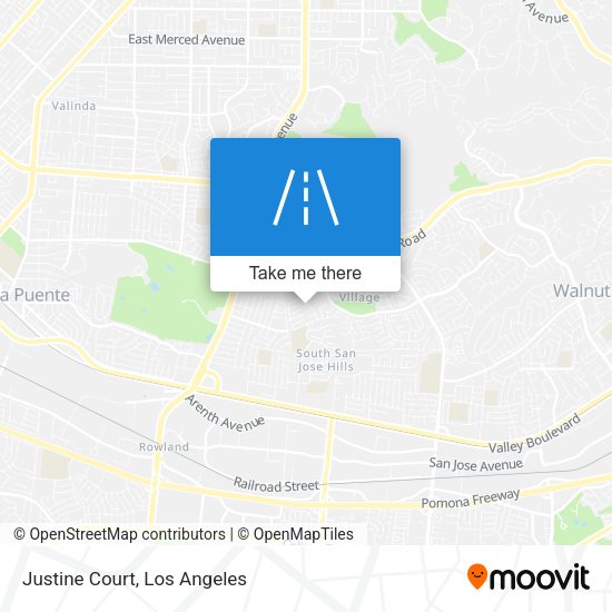 Mapa de Justine Court