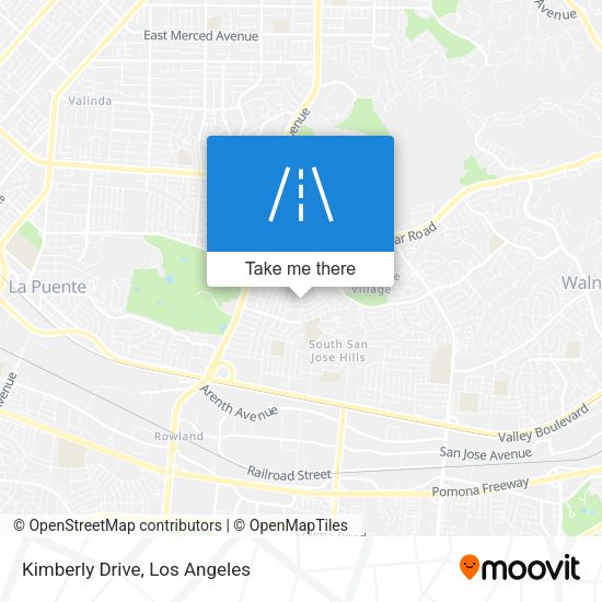 Mapa de Kimberly Drive
