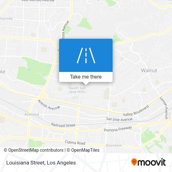 Mapa de Louisiana Street