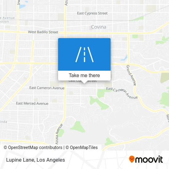 Lupine Lane map