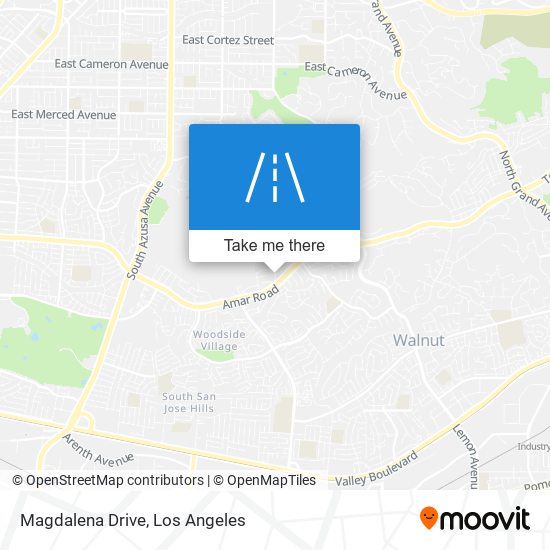 Magdalena Drive map