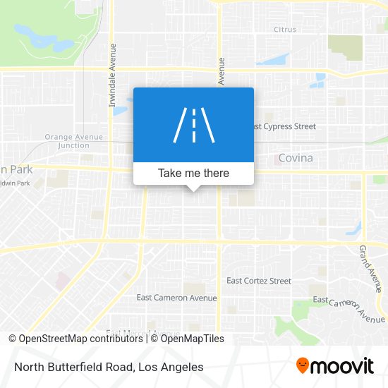 North Butterfield Road map