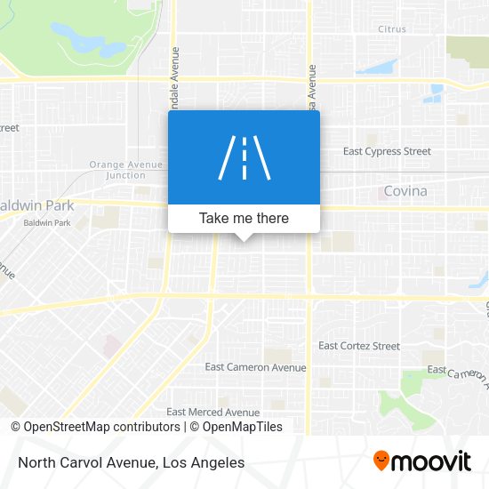 North Carvol Avenue map