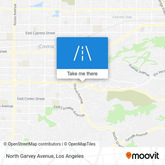 North Garvey Avenue map
