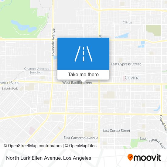 North Lark Ellen Avenue map