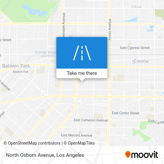 North Osborn Avenue map