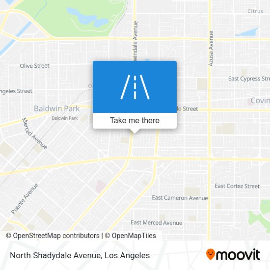 North Shadydale Avenue map