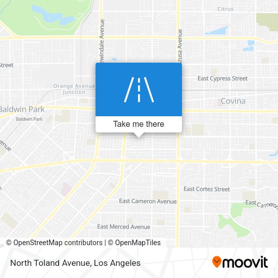 North Toland Avenue map
