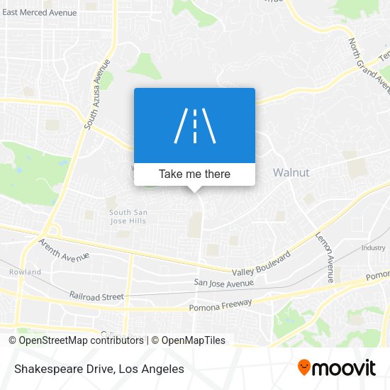 Shakespeare Drive map