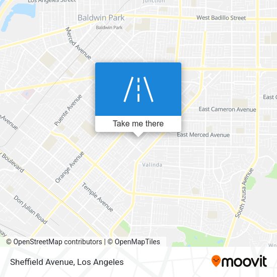 Sheffield Avenue map