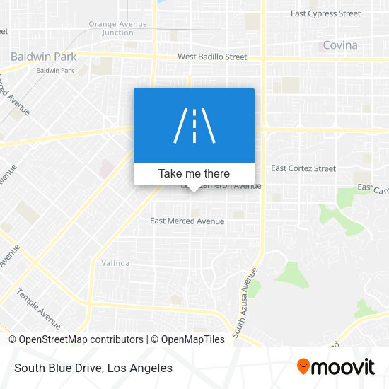 Mapa de South Blue Drive