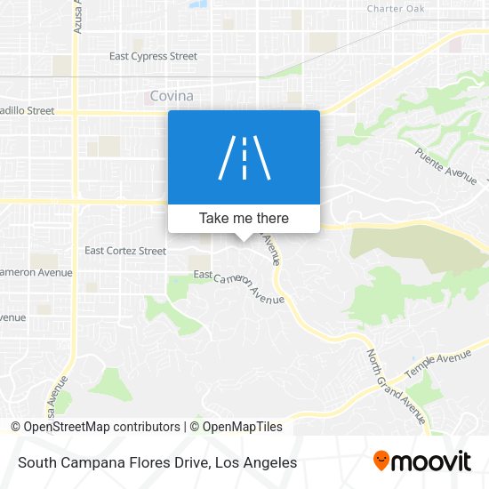 Mapa de South Campana Flores Drive