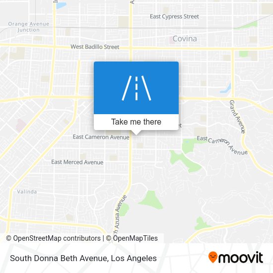 Mapa de South Donna Beth Avenue