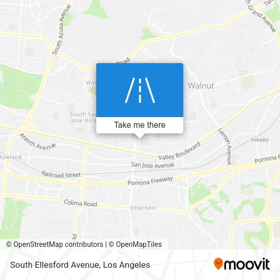 South Ellesford Avenue map