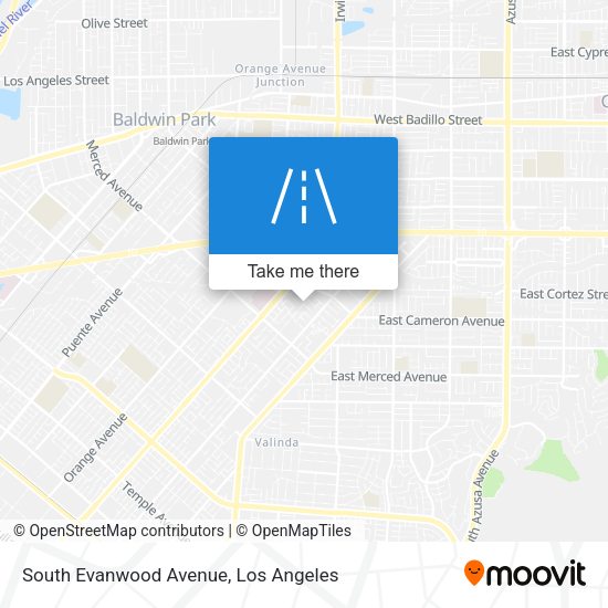 Mapa de South Evanwood Avenue