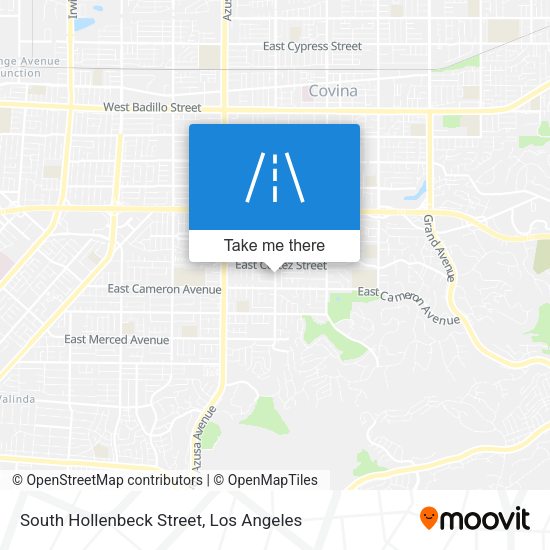 South Hollenbeck Street map