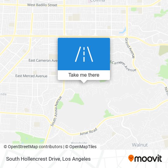 South Hollencrest Drive map