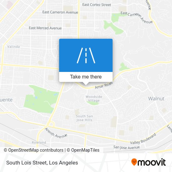 South Lois Street map